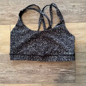 Lululemon Black Sports Bra with Strappy Back